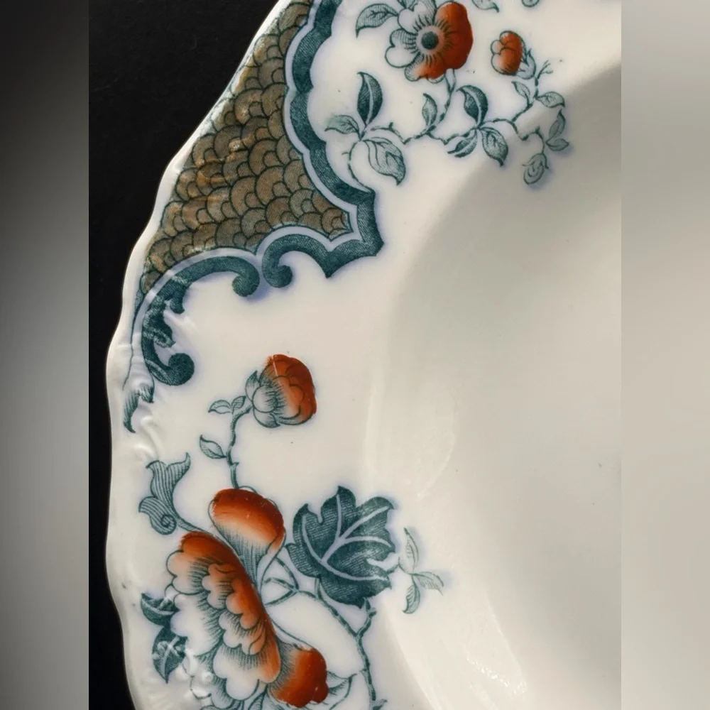 Sevres Hanley England JG Meakin (1890-1900) Antique Ironstone China Plate Dish